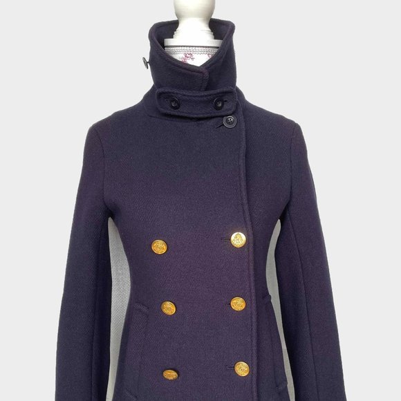 J. Crew Majesty Navy Peacoat 00 - Picture 4 of 9